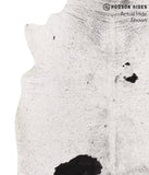 Salt and Pepper Black Cowhide Rug #65211