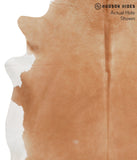 Brown and White Regular Cowhide Rug #65275