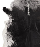 Salt and Pepper Black Cowhide Rug #65285