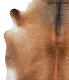 Brown with Red Cowhide Rug #65315