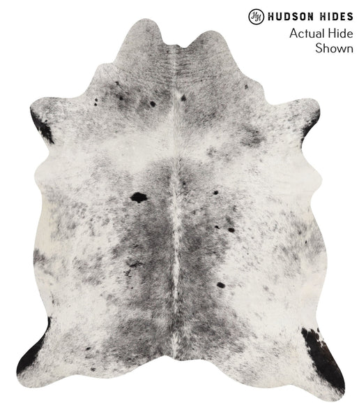 Salt and Pepper Black Cowhide Rug #65503