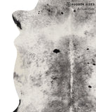 Salt and Pepper Black Cowhide Rug #65503