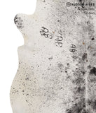 Salt and Pepper Black Cowhide Rug #65508