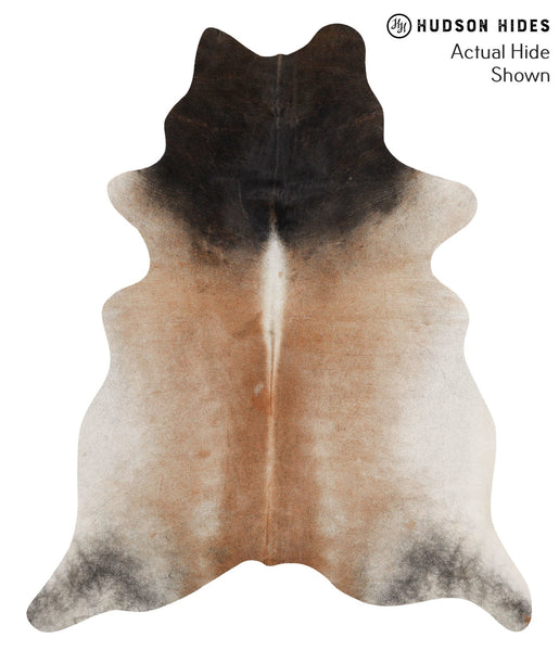 Grey with Beige Cowhide Rug #65513