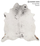 Salt and Pepper Black Cowhide Rug #65537
