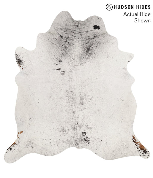 Salt and Pepper Black Cowhide Rug #65537