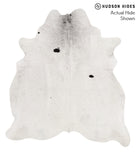 Salt and Pepper Black Cowhide Rug #65556