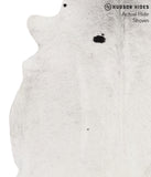 Salt and Pepper Black Cowhide Rug #65556