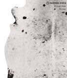 Salt and Pepper Black Cowhide Rug #65558