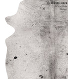 Salt and Pepper Black Cowhide Rug #65596