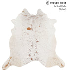 Salt and Pepper Brown Cowhide Rug #65604
