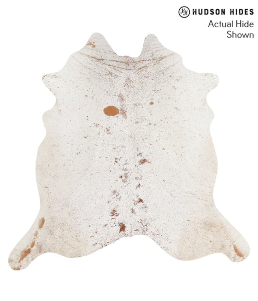 Salt and Pepper Brown Cowhide Rug #65604