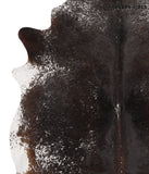 Salt and Pepper Brown Cowhide Rug #65615