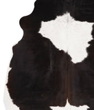 Chocolate and White Cowhide Rug #65669
