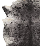 Salt and Pepper Black Cowhide Rug #65673