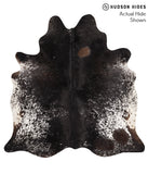 Salt and Pepper Black Cowhide Rug #65694