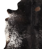Salt and Pepper Black Cowhide Rug #65694