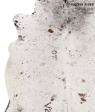 Salt and Pepper Black Cowhide Rug #65776