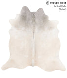 Grey with Beige Cowhide Rug #65784