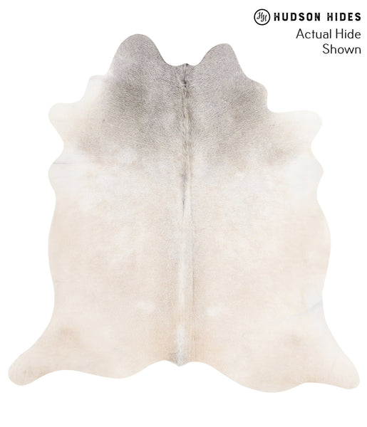 Grey with Beige Cowhide Rug #65784