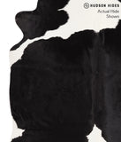 Black and White Cowhide Rug #65832