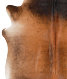 Brown with Red Cowhide Rug #65894