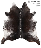 Salt and Pepper Black Cowhide Rug #65926