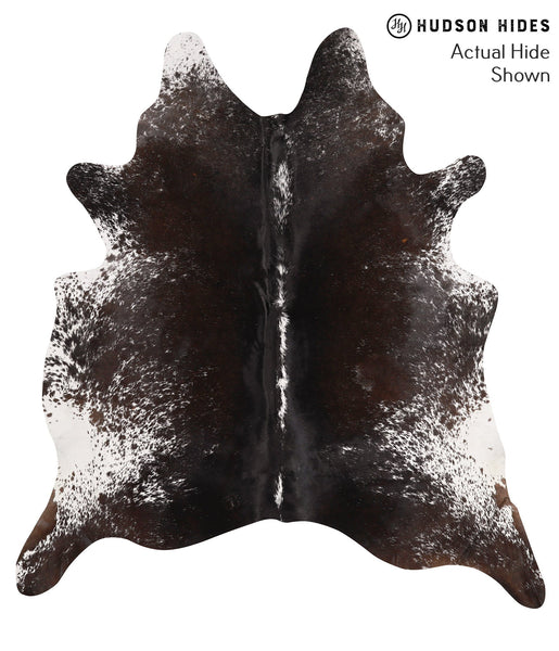 Salt and Pepper Black Cowhide Rug #65926