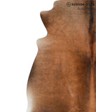 Brown with Red Cowhide Rug #66051