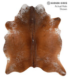 Salt and Pepper Brown Cowhide Rug #66106