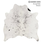 Salt and Pepper Black Cowhide Rug #66119
