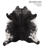 Salt and Pepper Black Cowhide Rug #66275