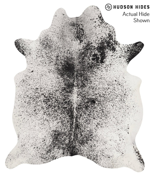 Salt and Pepper Black Cowhide Rug #66507