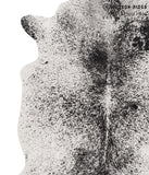 Salt and Pepper Black Cowhide Rug #66507
