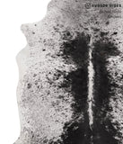 Salt and Pepper Black Cowhide Rug #66513