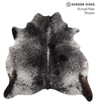 Salt and Pepper Black Cowhide Rug #66542
