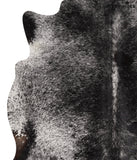 Salt and Pepper Black Cowhide Rug #66542