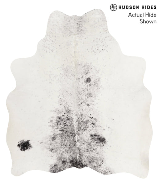 Salt and Pepper Black Cowhide Rug #66583