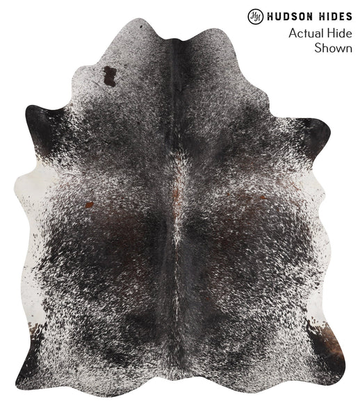 Salt and Pepper Black Cowhide Rug #66609
