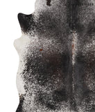 Salt and Pepper Black Cowhide Rug #66609