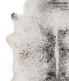 Salt and Pepper Black Cowhide Rug #66611