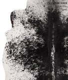 Salt and Pepper Black Cowhide Rug #66640