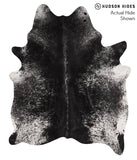 Salt and Pepper Black Cowhide Rug #66662