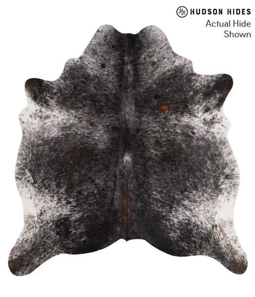 Salt and Pepper Black Cowhide Rug #66671