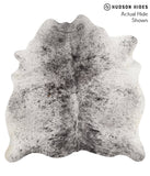 Salt and Pepper Black Cowhide Rug #66688