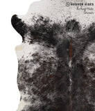 Salt and Pepper Black Cowhide Rug #66695