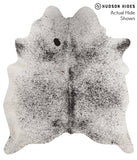 Salt and Pepper Black Cowhide Rug #66702
