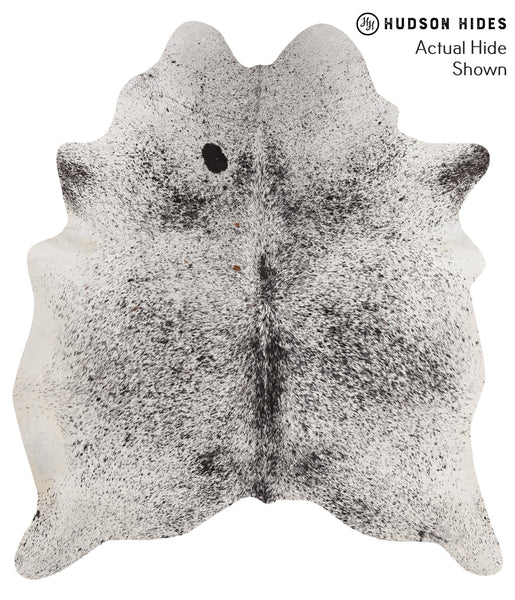 Salt and Pepper Black Cowhide Rug #66702
