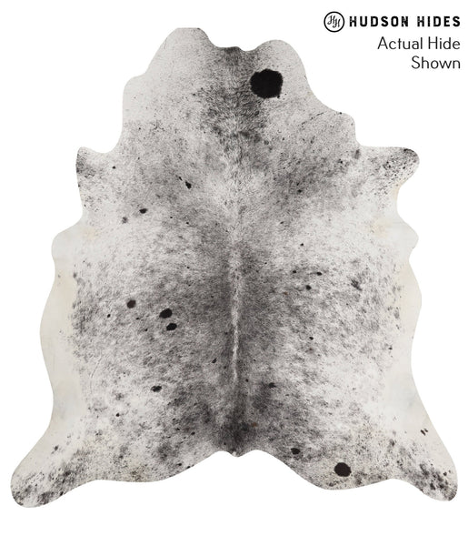 Salt and Pepper Black Cowhide Rug #66704