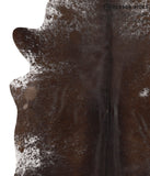 Salt and Pepper Brown Cowhide Rug #66713